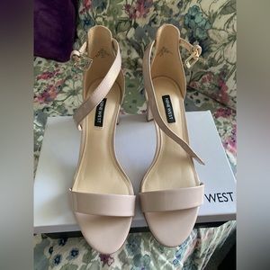 Nine West Nude Sandals